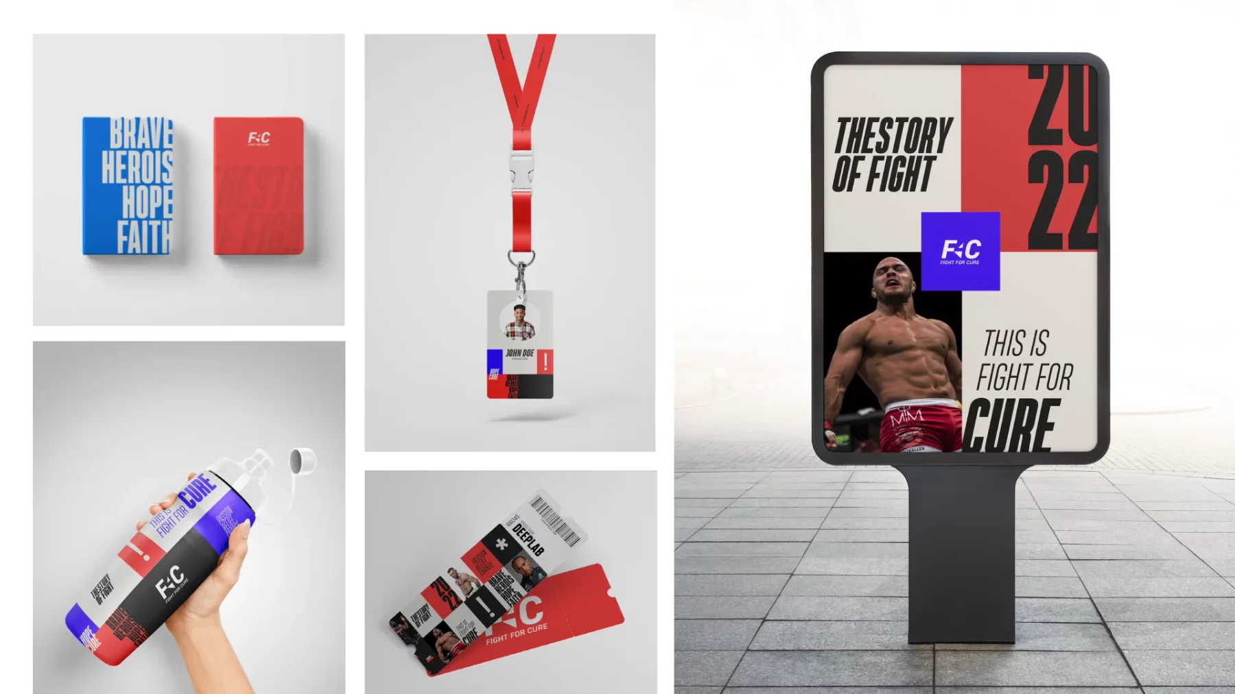 Fight4Cure — brand application 4