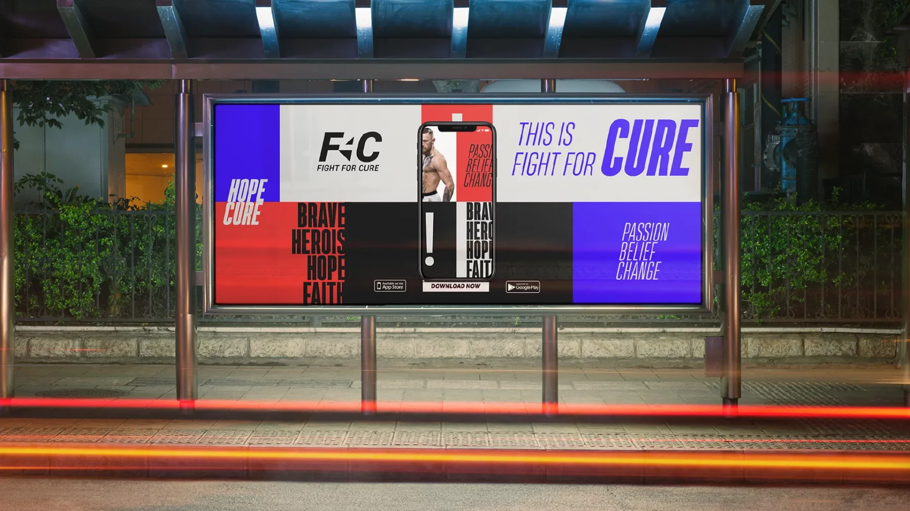 Fight4Cure — brand application 5