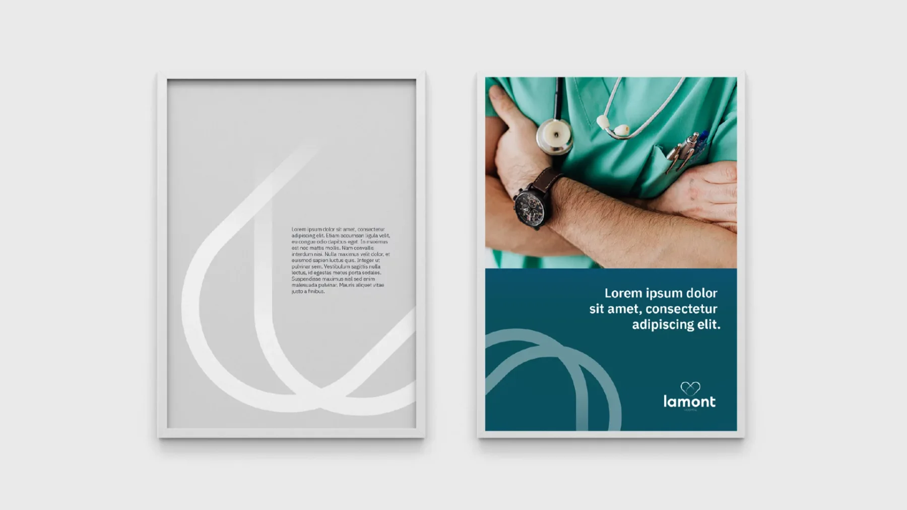 Lamont Hospital — brand application 8