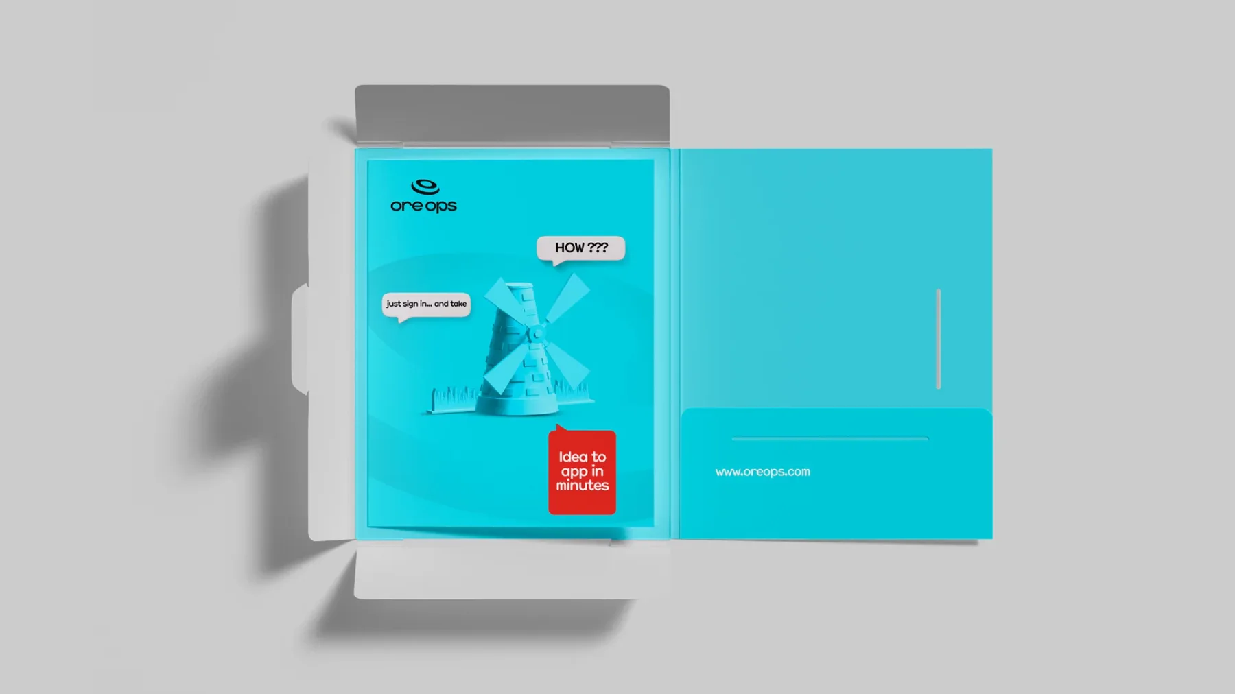 Oreops — brand application 1