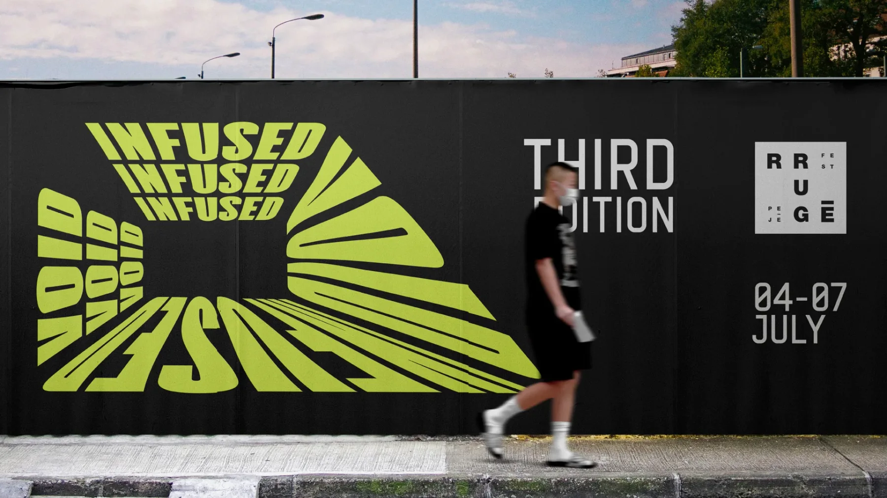 Rruge Fest — brand application 2