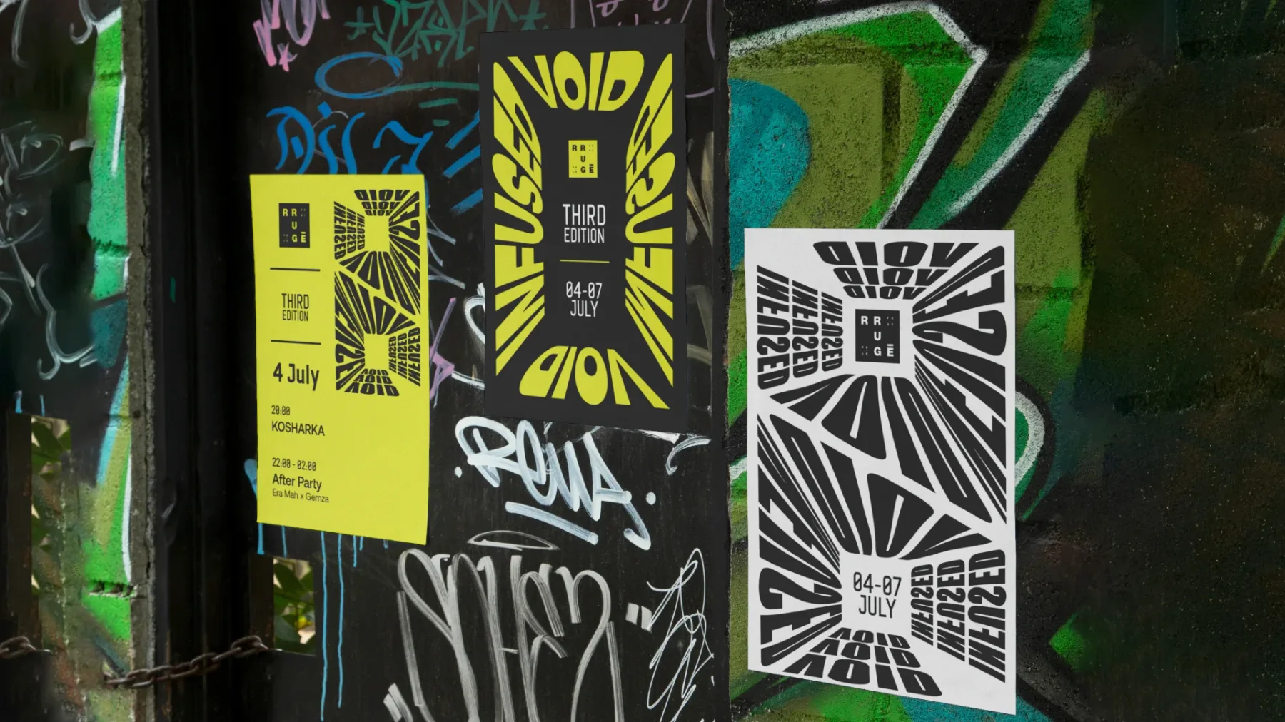 Rruge Fest — brand application 3