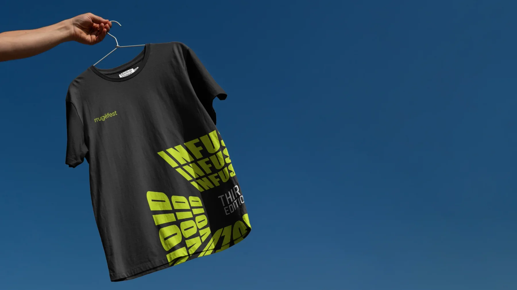 Rruge Fest — brand application 6