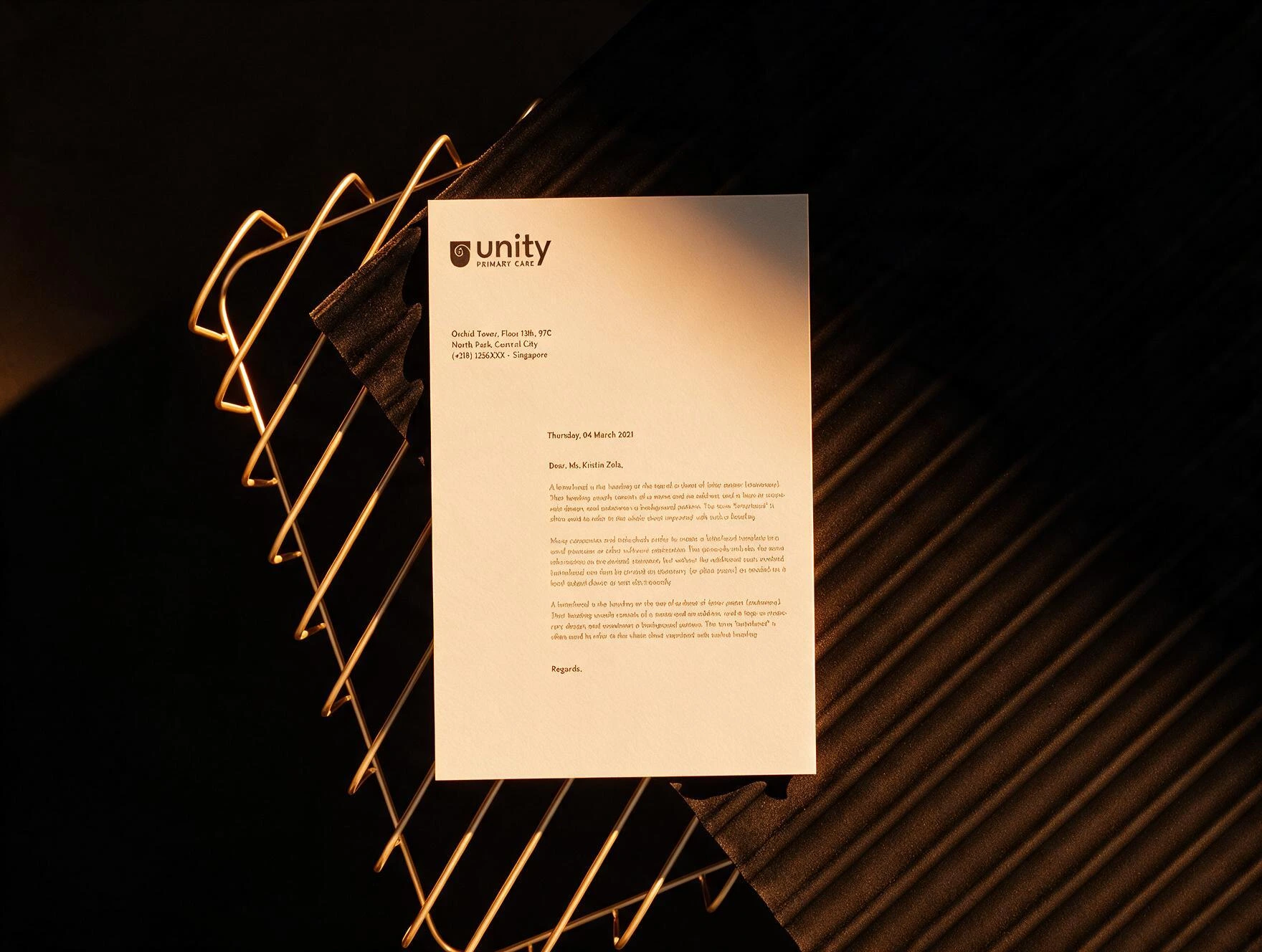 Unity Primary Care — brand application 0010